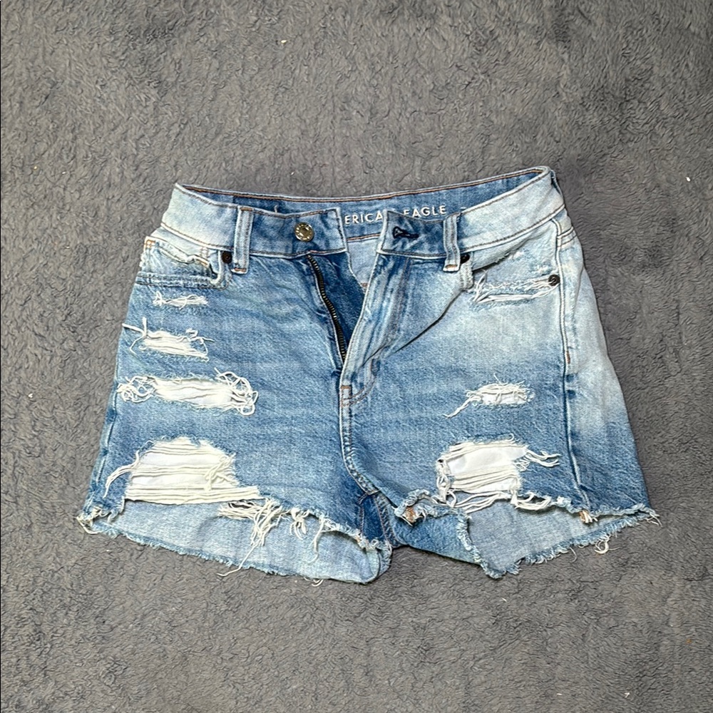 American Eagle Outfitters Women's Blue Denim Shorts
